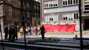 Miejsce wybuchu gazu