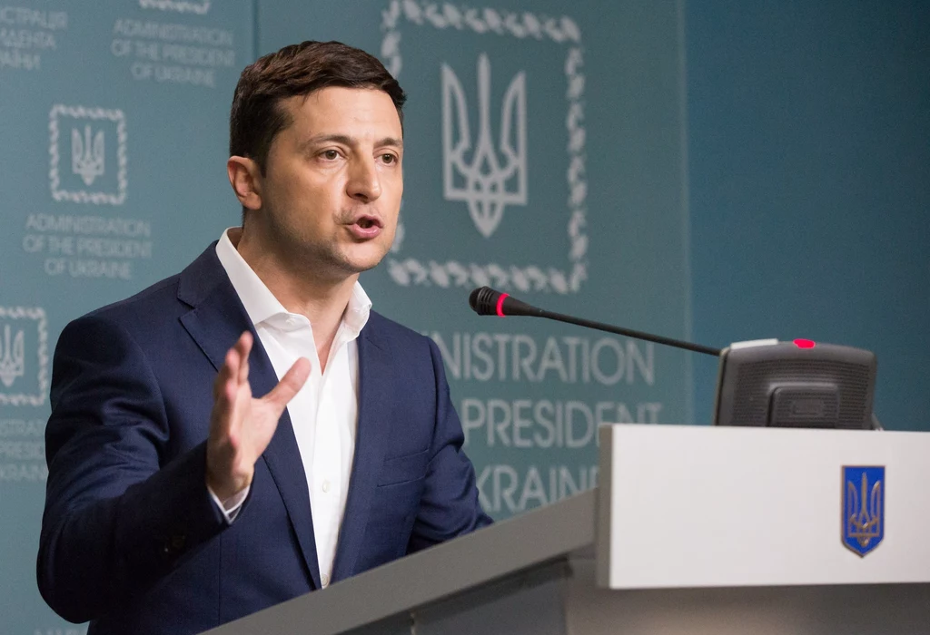 Prezydent Ukrainy Wołodymyr Zełenski Prezydent Ukrainy Wołodymyr Zełenski