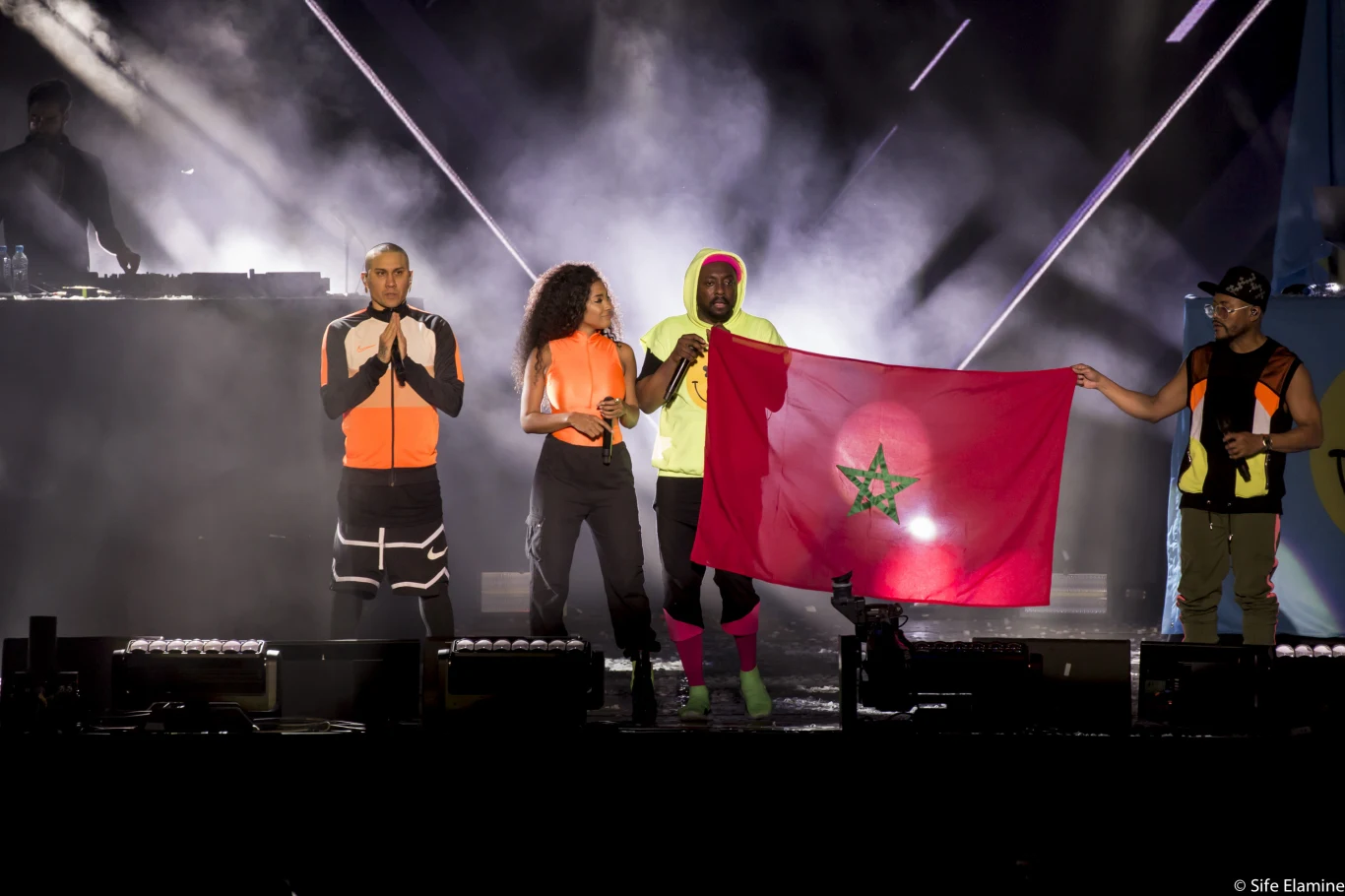Black Eyed Peas na scenie 18. Mawazine Festival Black Eyed Peas na scenie 18. Mawazine Festival
