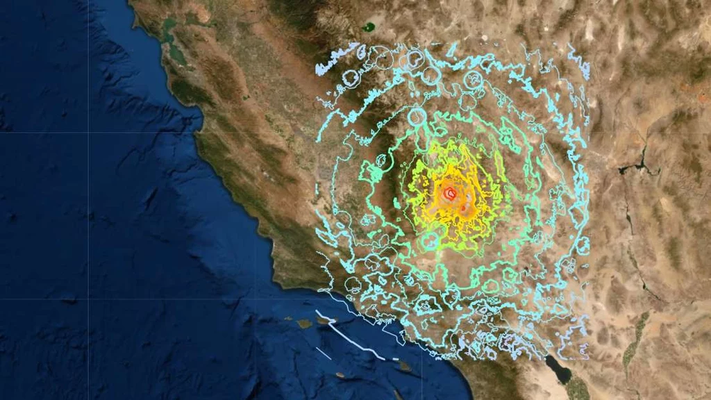 Do niebiezpiecznego trzęsienia ziemi doszło w pobliżu miasta Ridgecrest