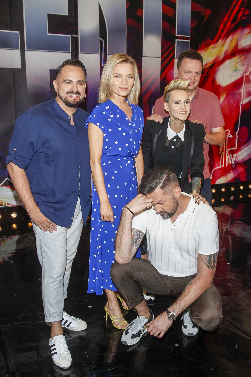 Jurorzy i prowadzący "Mam talent" w komplecie.