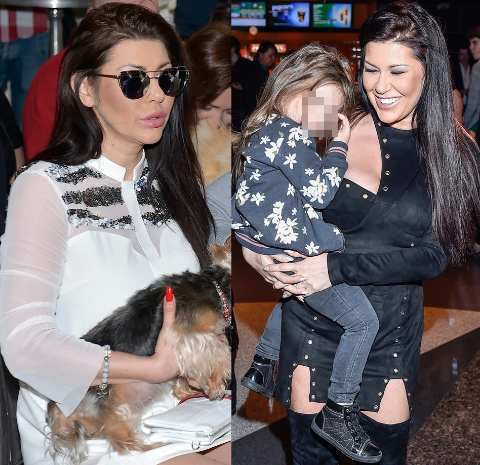 Iwona Węgrowska z córką Lilianą