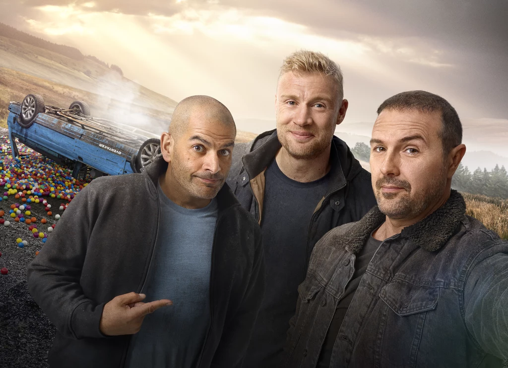 Chris Harris, Andrew "Freddy" Flintoff i Paddy McGuinness