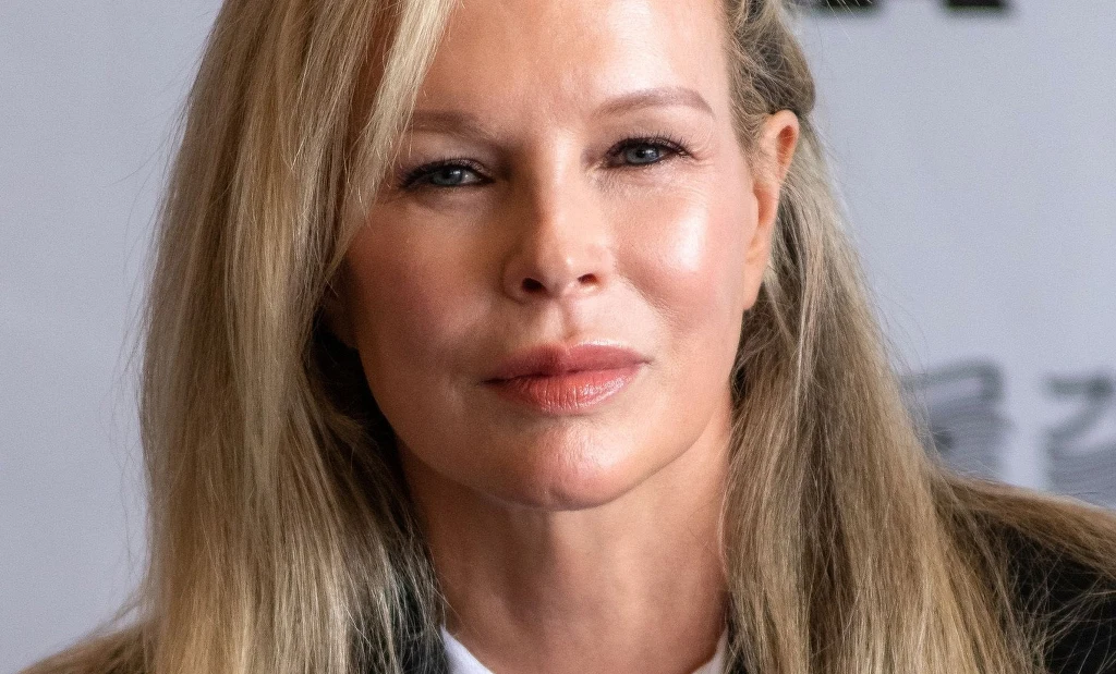 Kim Basinger na konferencji prasowej
