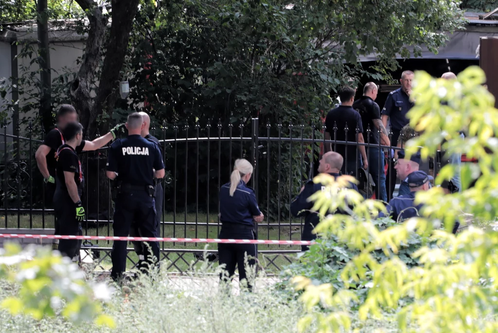 Akcja policji na warszawskim Bródnie Akcja policji na warszawskim Bródnie
