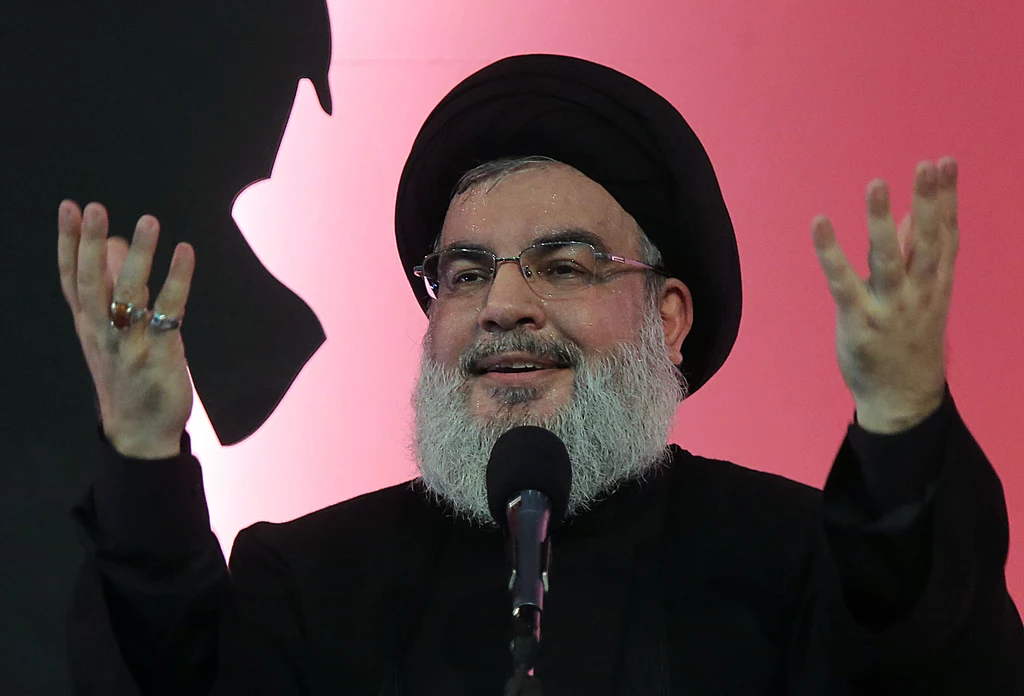 Szef wspieranego przez Iran libańskiego Hezbollahu Hassan Nasrallah