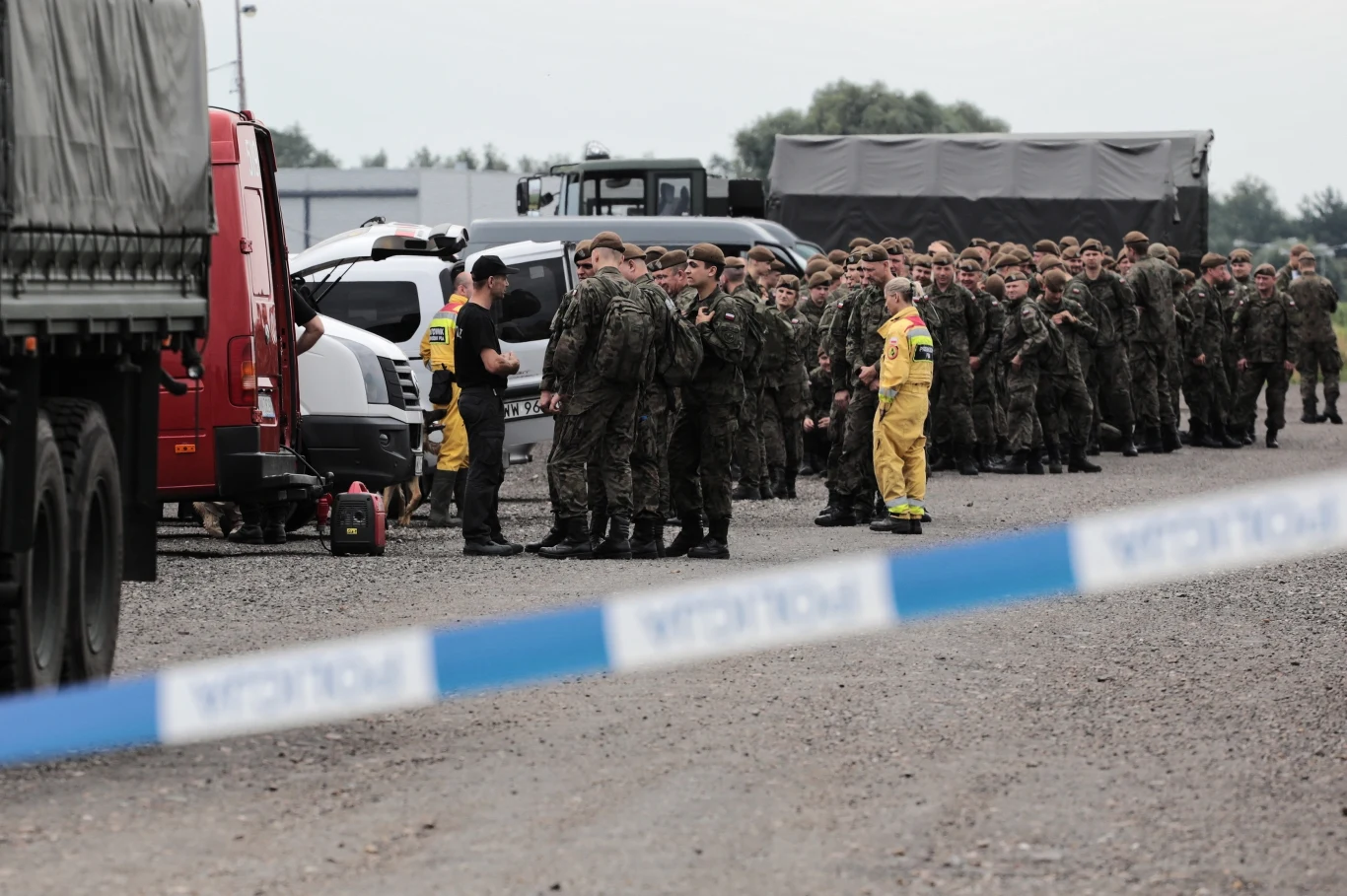 Służby podczas kolejnego dnia poszukiwań 5-letniego Dawida.