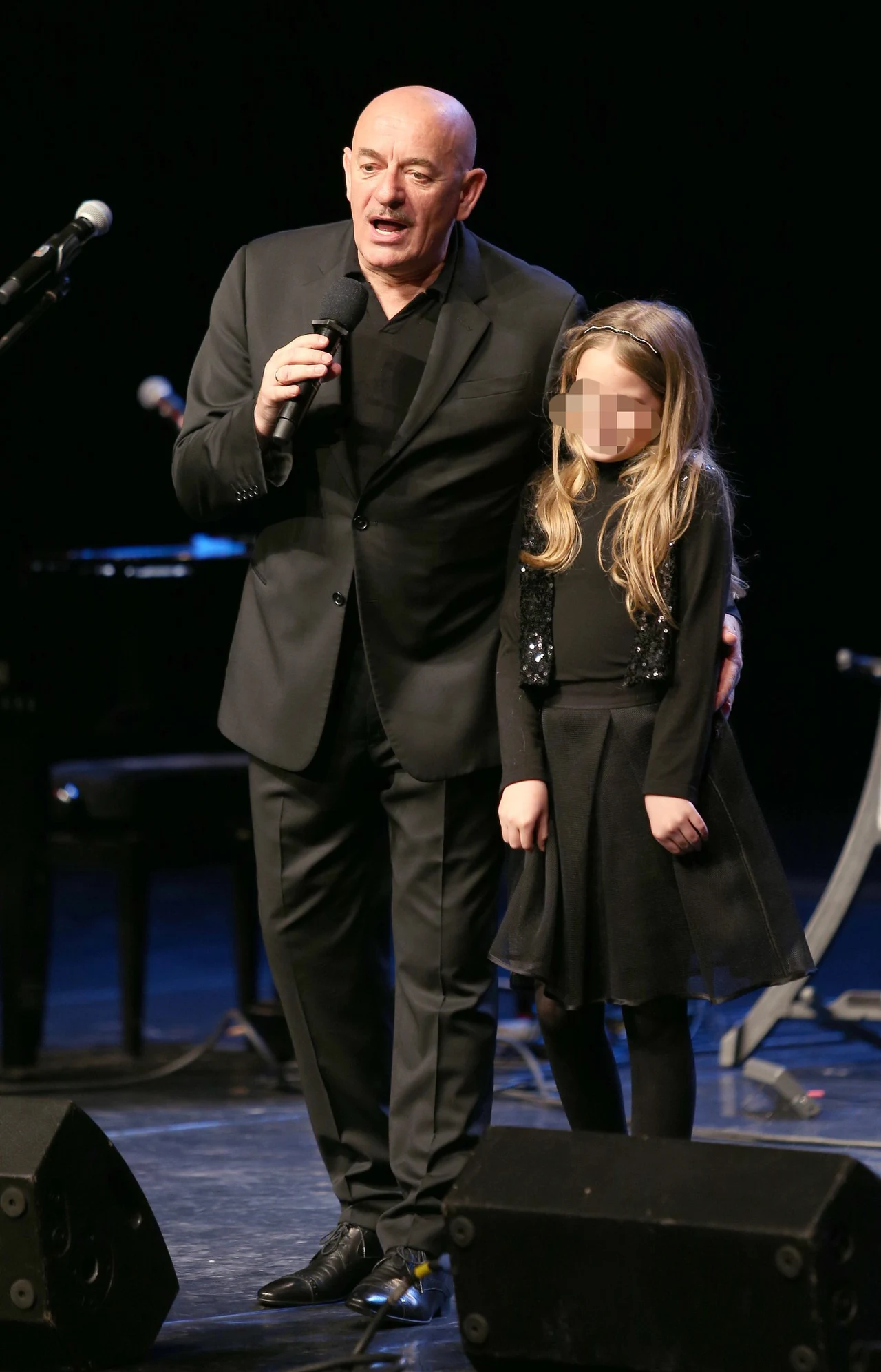 Marcin Daniec z córką