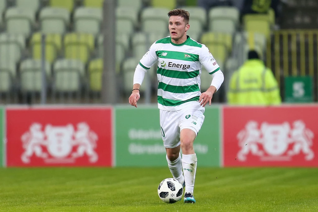 Adam Chrzanowski z Lechii Gdańsk Adam Chrzanowski z Lechii Gdańsk