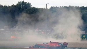 Sebastian Vettel miał szansę na podium, ale skończył wyścig w ogonie stawki