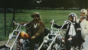 Dennis Hopper, Peter Fonda i Jack Nicholson w "Swobodnym jeźdźcu"