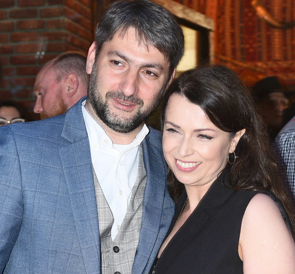 Katarzyna Pakosińska z mężem Katarzyna Pakosińska z mężem