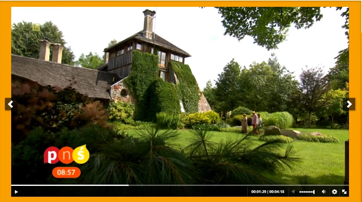 Swoim domem Łepkowska pochwaliła się w "Pytaniu na śniadanie" (Screen: pytanienasniadanie.tvp.pl)