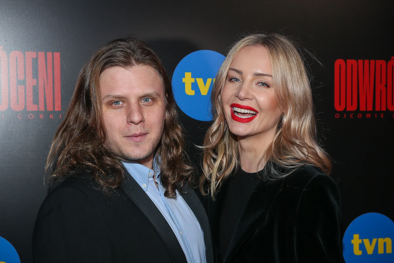 Agnieszka Woźniak-Starak z mężem 