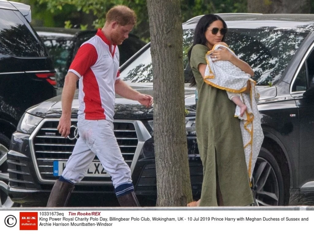 Harry i Meghan z synem