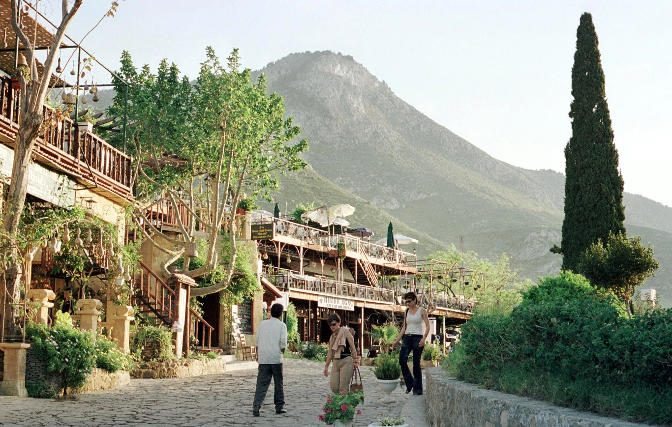 Widok na północny Cypr