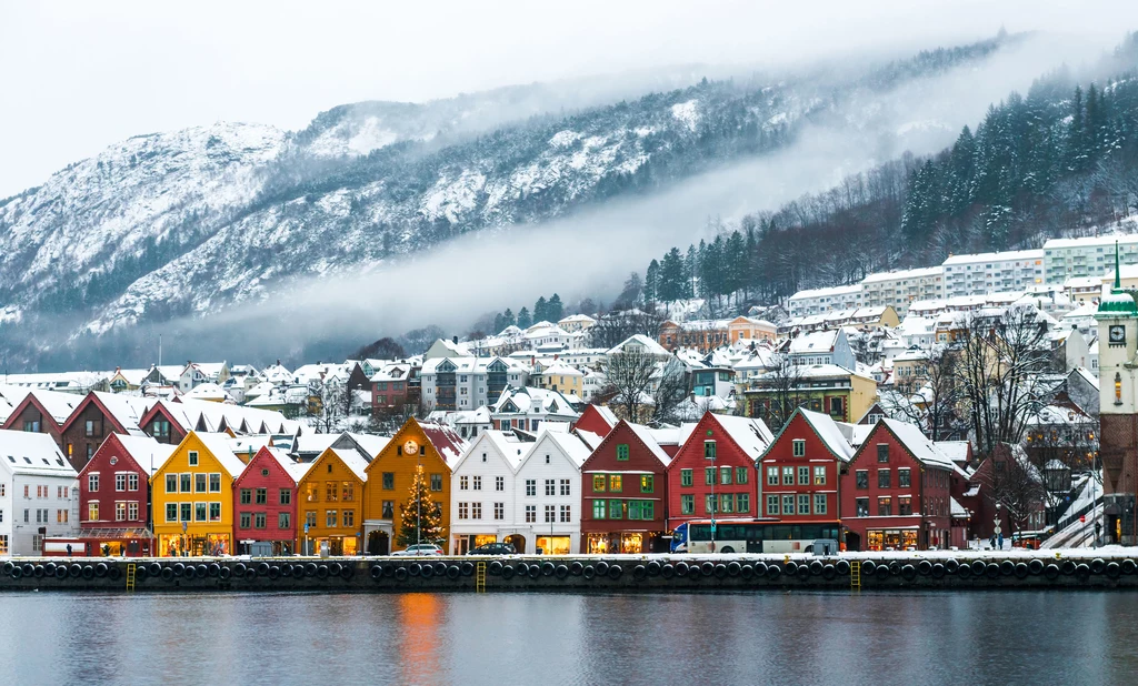 Bergen zimą wygląda wprost magicznie