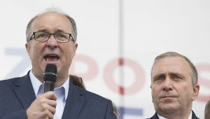 PO z SLD? Na zdjęciu liderzy ugrupowań Włodzimierz Czarzasty i Grzegorz Schetyna