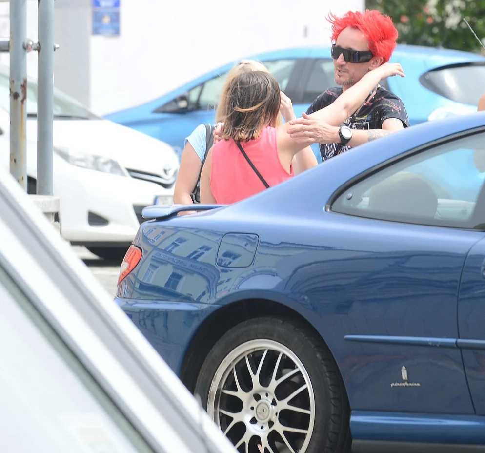 Michał Wiśniewski z fanką, czerwiec 2019