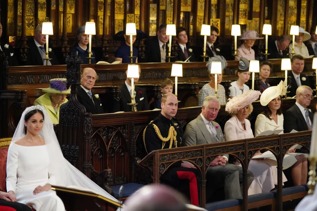 Rodzina królewska na ślubie Harry'ego i Meghan Rodzina królewska na ślubie Harry'ego i Meghan