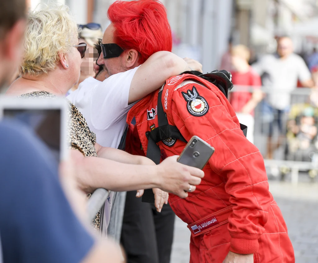 Michał Wiśniewski z fanami