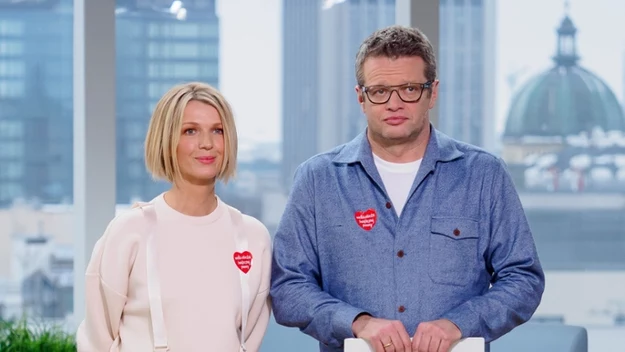 Magda Mołek i Marcin Meller, 2019 rok, fot. TOMASZ URBANEK/Dzien Dobry TVN/East News