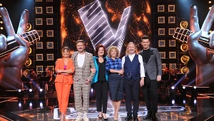 Jurorzy i prowadzący "The Voice Senior", fot. TVP