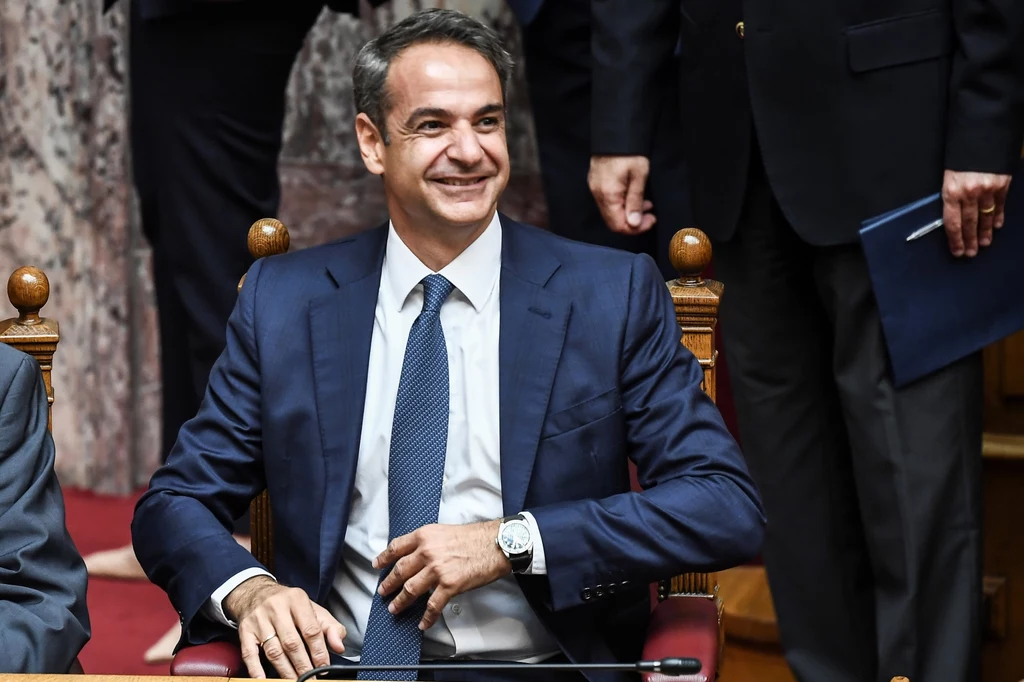 Nowy premier Grecji Kyriakos Micotakis Nowy premier Grecji Kyriakos Micotakis