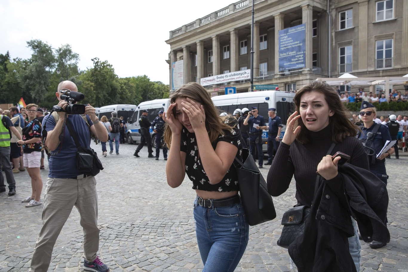 Przez cały czas trwania marszu w Białymstoku było niespokojnie