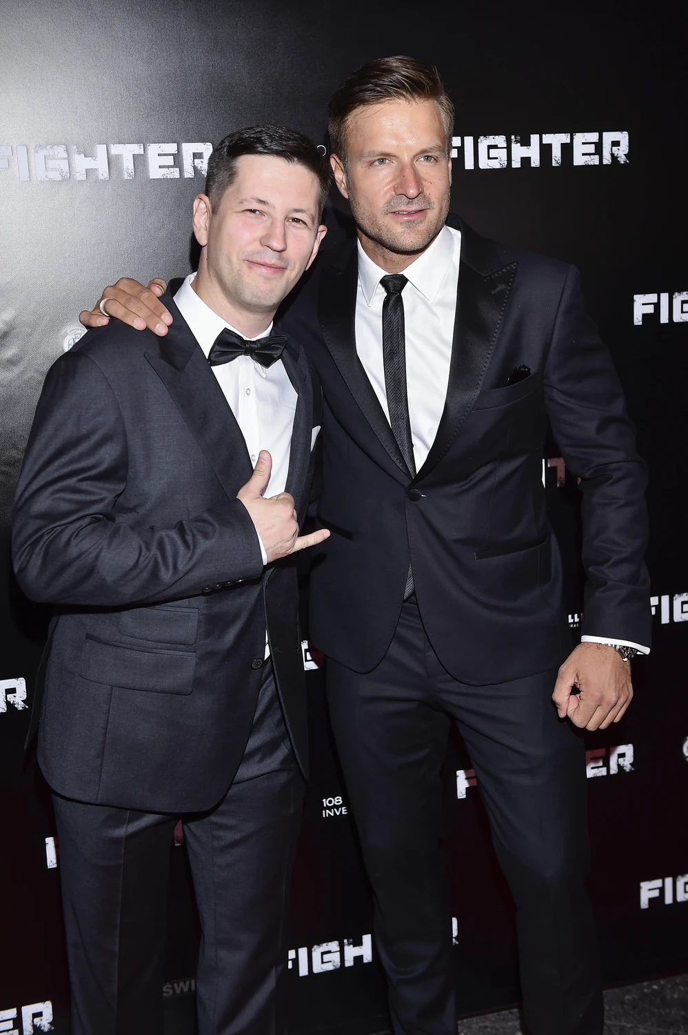 Konrad Maximilian i Piotr Stramowski na premierze filmu "Fighter" Konrad Maximilian i Piotr Stramowski na premierze filmu "Fighter"
