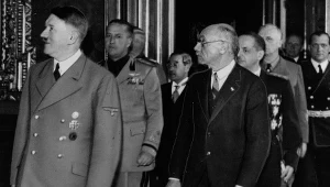 Adolf Hitler i Pal Teleki. Zdjęcie z 1940 roku