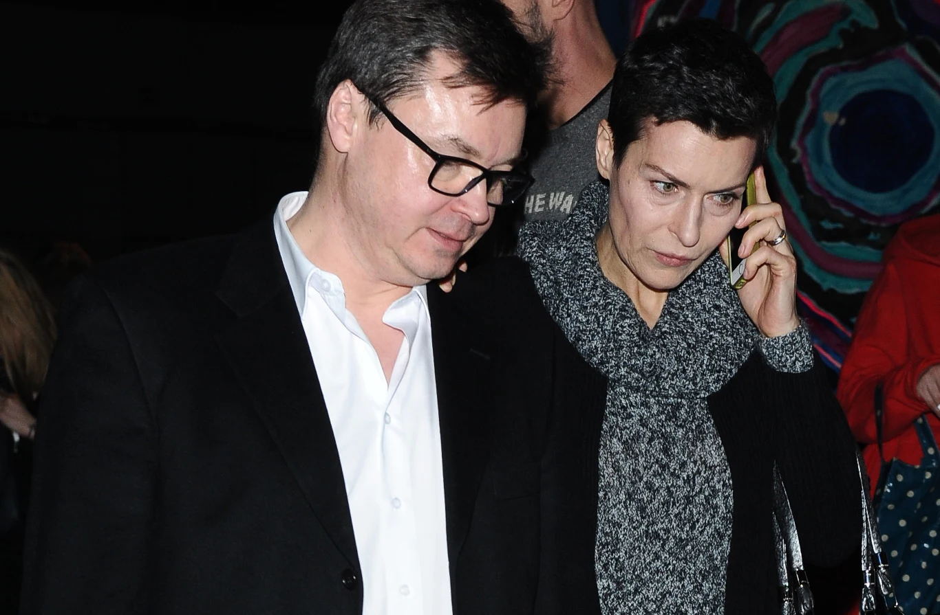 Danuta Stenka z mężem Danuta Stenka z mężem