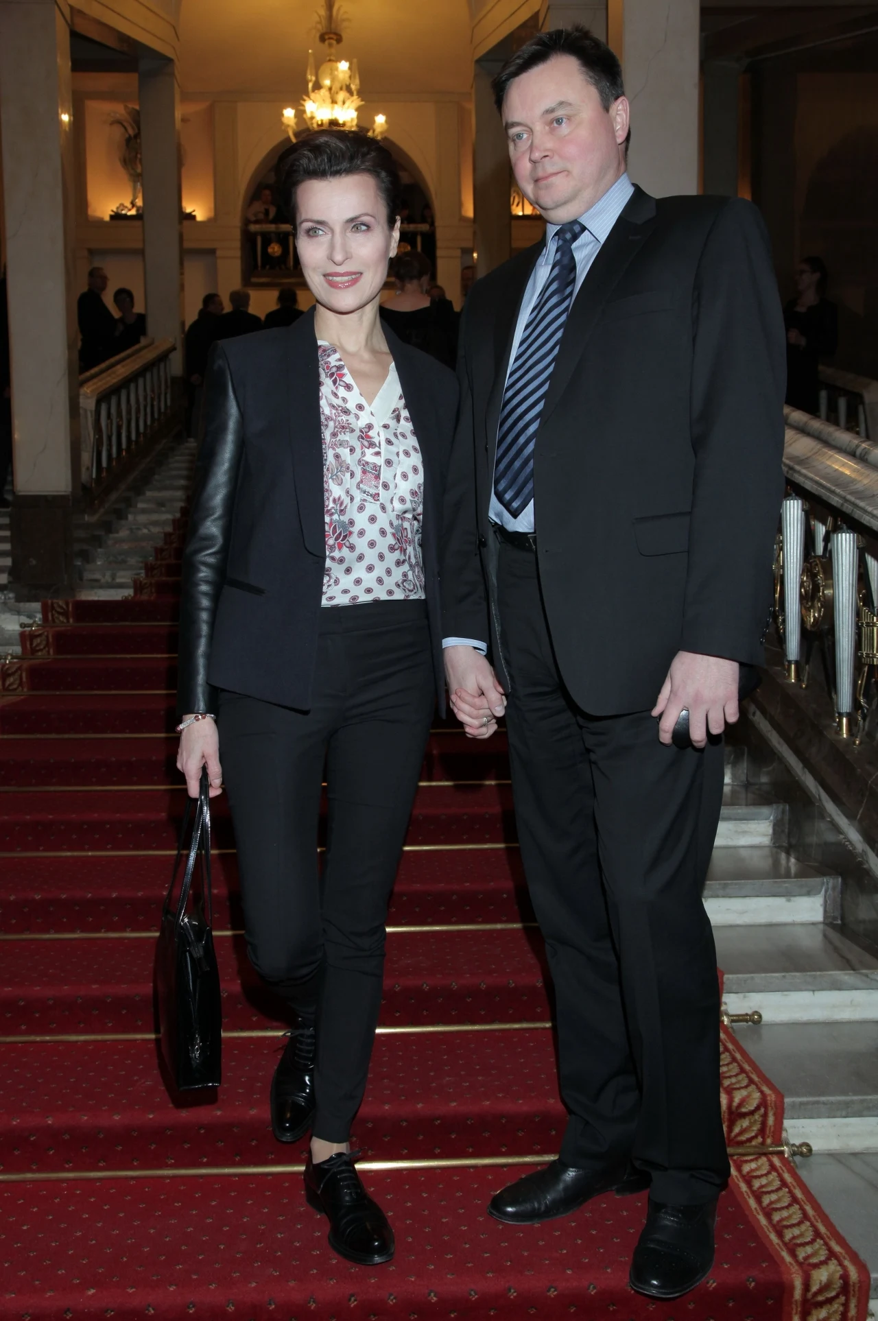 Danuta Stenka z mężem Danuta Stenka z mężem