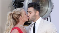 Britney Spears oraz Sam Asghari na premierze filmu "Pewnego razu w Hollywood", fot. Rex Features/East News