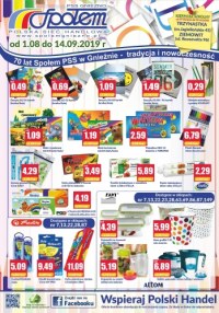 Gazetka promocyjna PSS Społem Gniezno, ważna od 01.08.2019 do 14.09.2019.