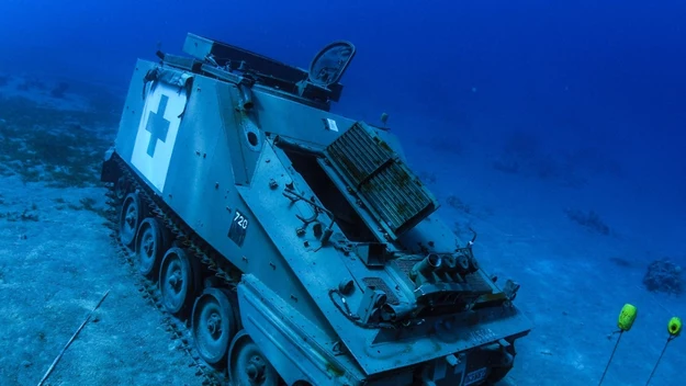 Wóz ewakuacji medycznej zbudowany na bazie transportera M113