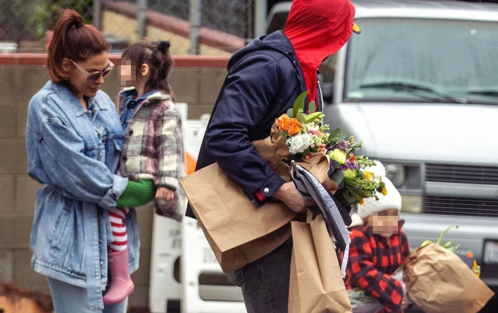 Eva Mendes i Ryan Gosling z córkami