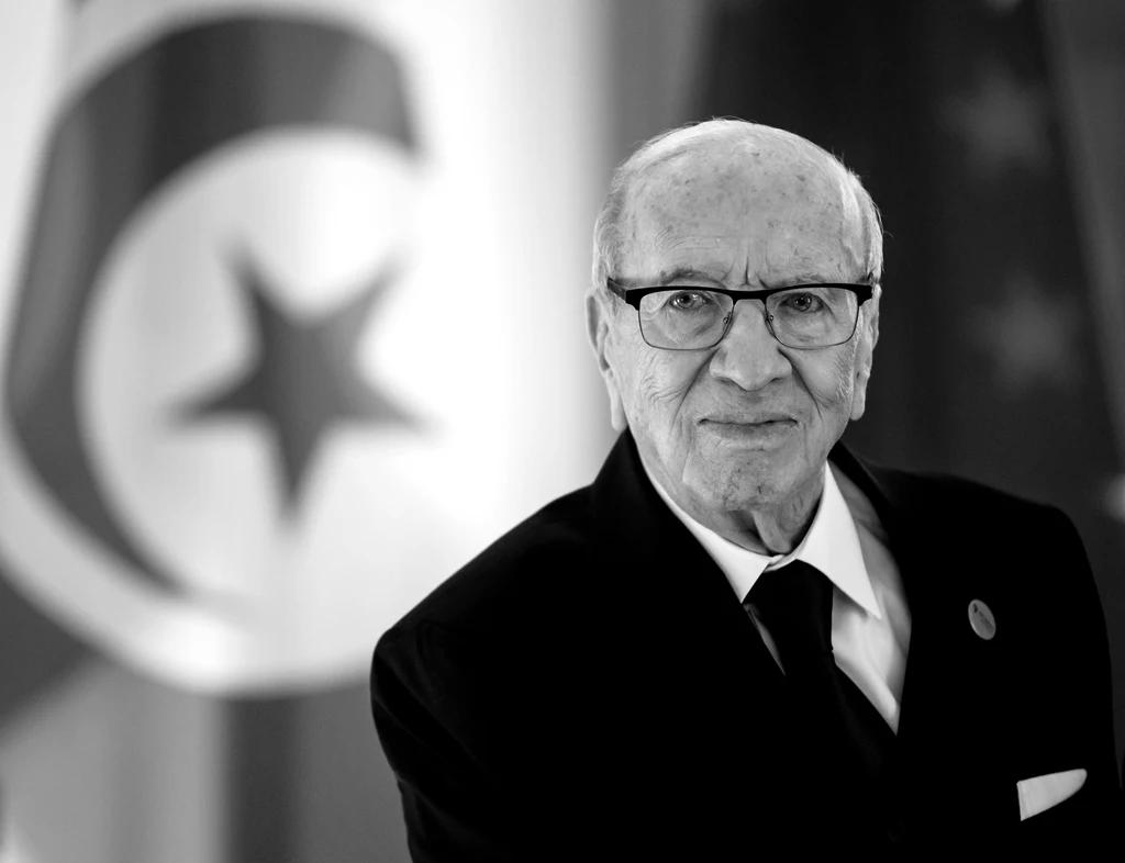 Prezydent Tunezji Bedżi Kaid Essebs Prezydent Tunezji Bedżi Kaid Essebs