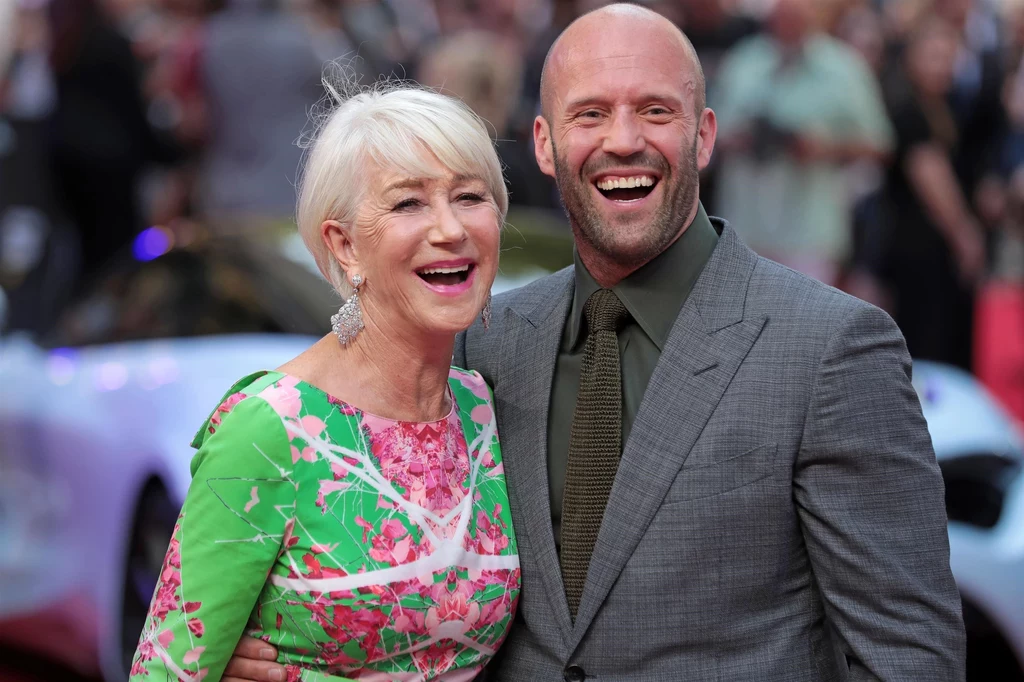 Helen Mirren i Jason Statham na londyńskiej premierze Helen Mirren i Jason Statham na londyńskiej premierze
