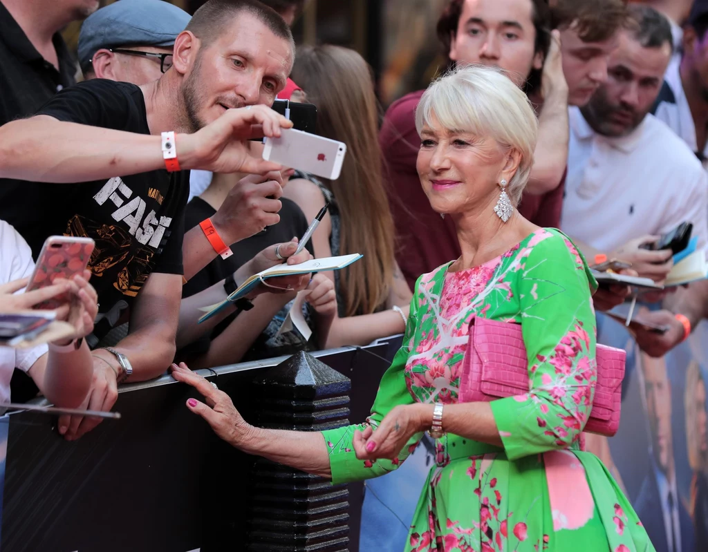 Helen Mirren na londyńskiej premierze Helen Mirren na londyńskiej premierze