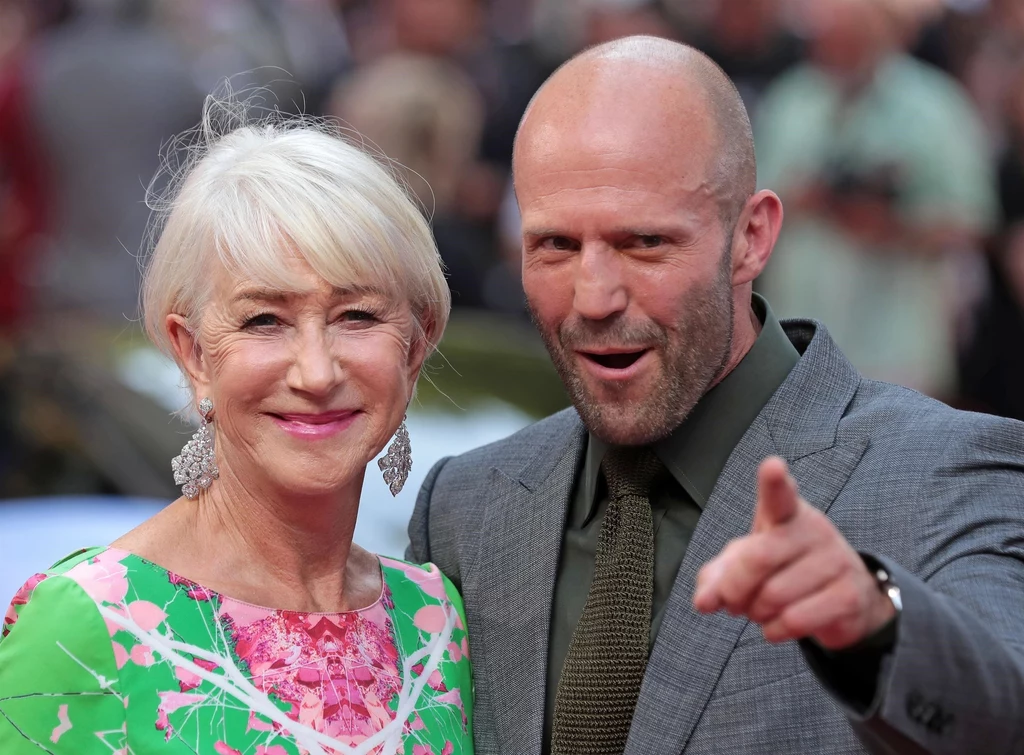 Helen Mirren i Jason Statham na londyńskiej premierze Helen Mirren i Jason Statham na londyńskiej premierze