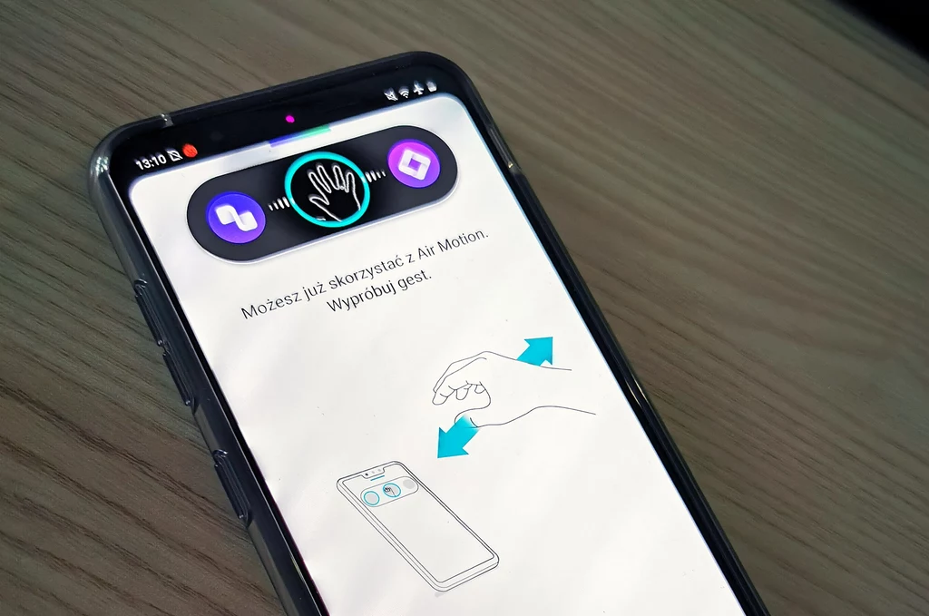 Air Motion - obsługa przy pomocy gestów