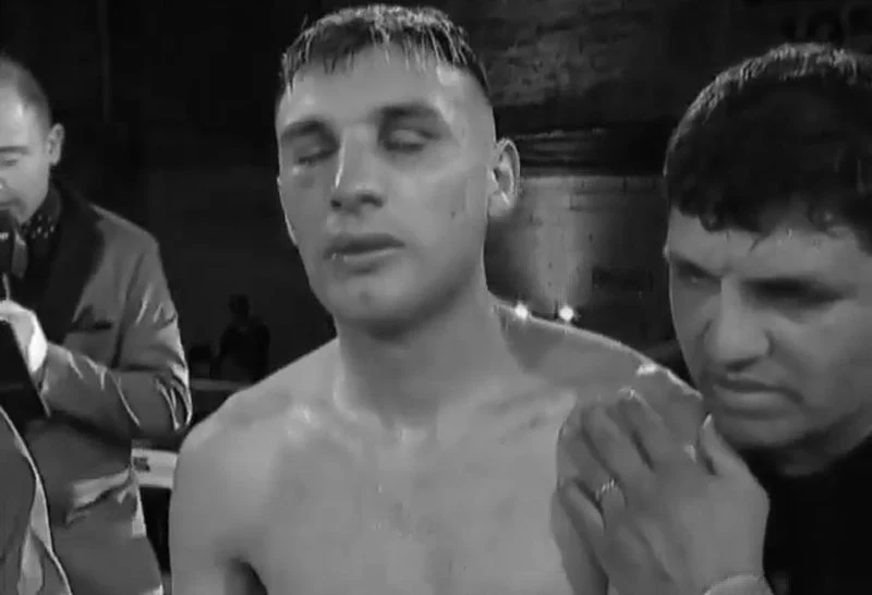 Hugo Santillan tuż po ostatniej walce Hugo Santillan tuż po ostatniej walce