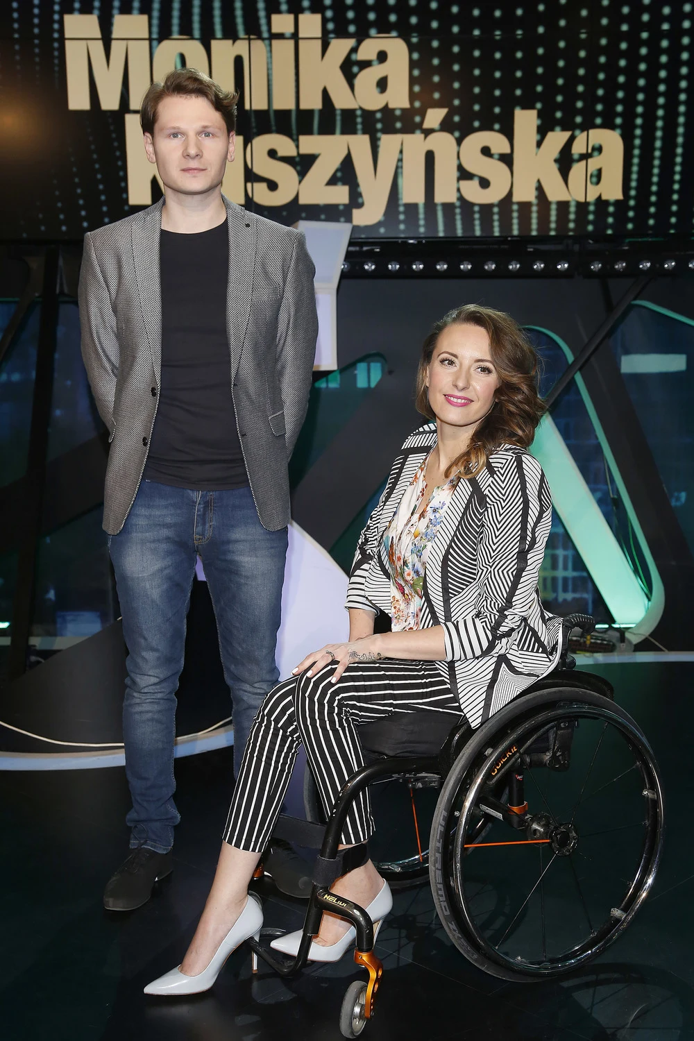 Monika Kuszyńska z mężem