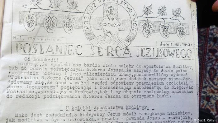 Pierwszy numer "Posłańca Serca Jezusowego" wydawanego w Monachium