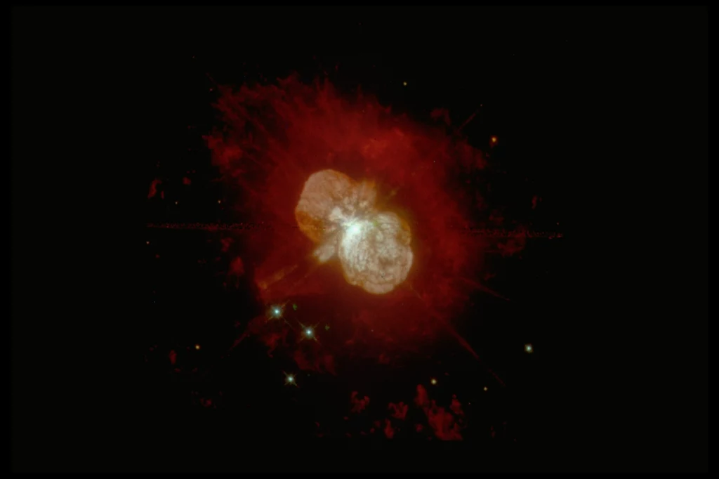 Eta Carinae sfotografowana w 1995 roku za pomocą teleskopu Hubble'a