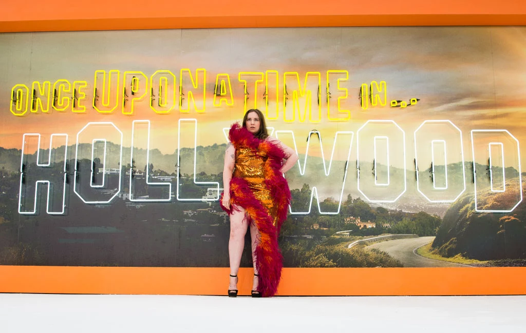 Lena Dunham na premierze filmu "Once upon a time in Hollywood" w Londynie Lena Dunham na premierze filmu "Once upon a time in Hollywood" w Londynie