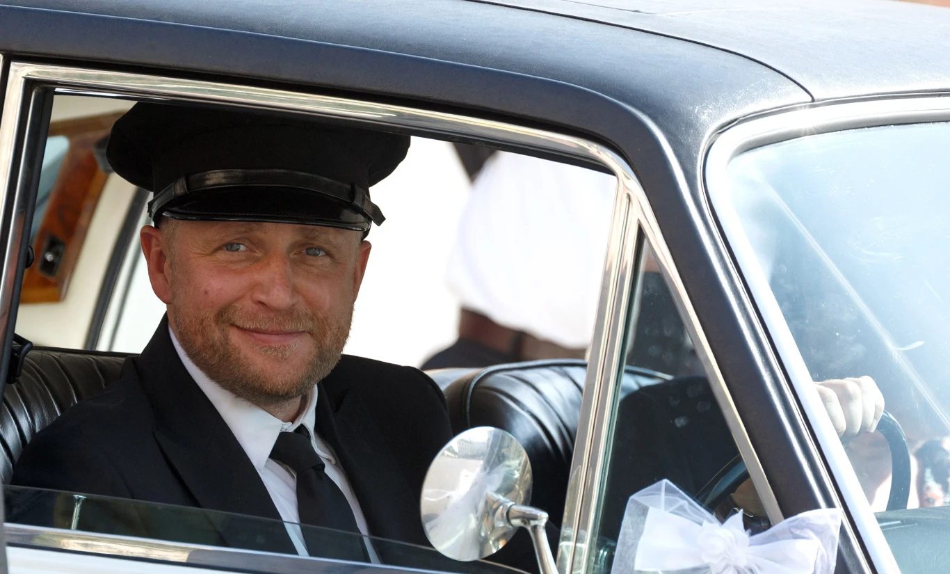 Piotr Adamczyk podczas zdjęć do filmu "Mayday" w Krakowie Piotr Adamczyk podczas zdjęć do filmu "Mayday" w Krakowie