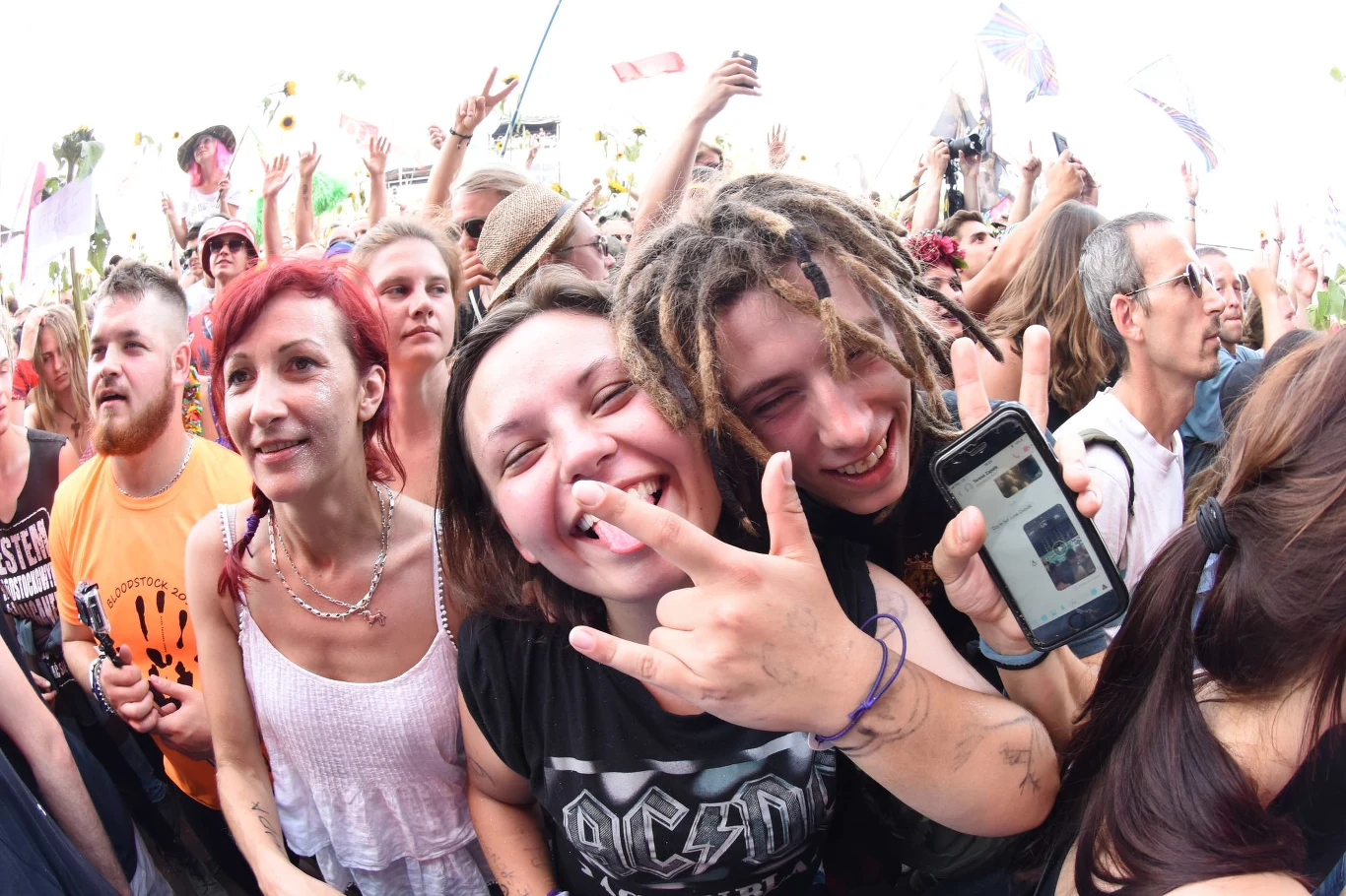 Publiczność podczas pierwszego dnia Pol'And'Rock