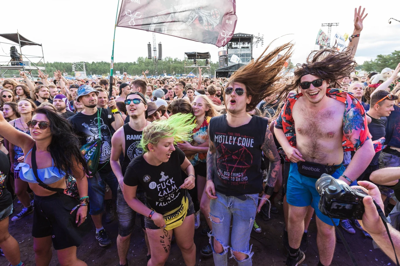 Publiczność podczas pierwszego dnia Pol'And'Rock